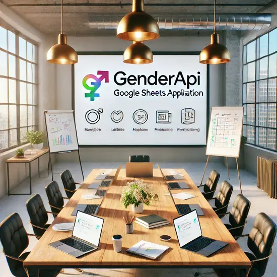 GenderAPI Google Sheets